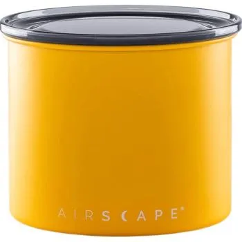 Airscape Kaffeebox Edelstahl yellow 250g