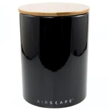 Airscape Kaffeebox Keramik schwarz 500g