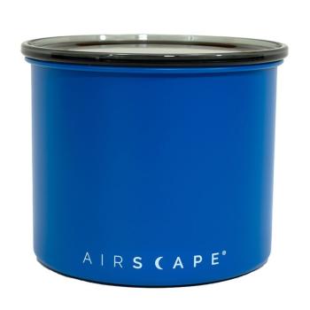 Preview: Airscape Kaffeebox Edelstahl Matte Blue 250g