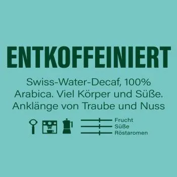 Etikett moxxa Espresso Decaf Entkoffeiniert