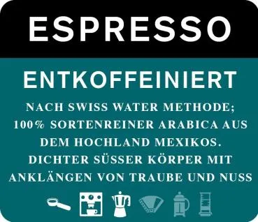 moxxa Espresso Decaf Entkoffeiniert