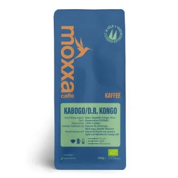 Tüte Moxxa Kaffee Kabogo D.R. Kongo