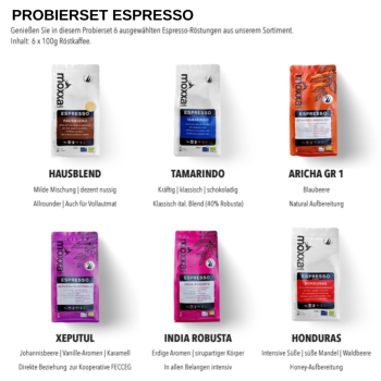 Preview: Probierset Espresso Sorten