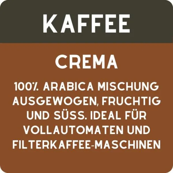Moxxa Kaffee Crema Bio Label
