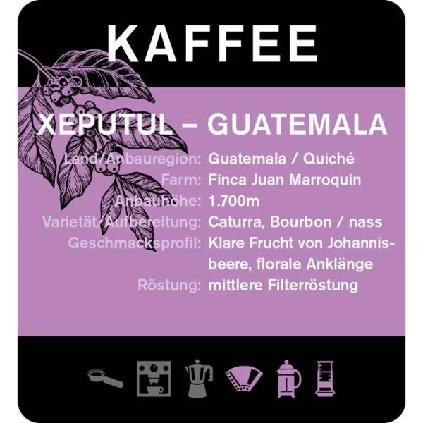 Moxxa Kaffee Xeputul Guatemala